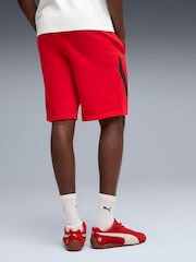 Puma Red Ferrari Sweat Shorts - Image 2 of 4