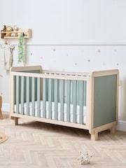 Tutti Bambini Oak Sage Weave Kuba Cot Bed - Image 1 of 7