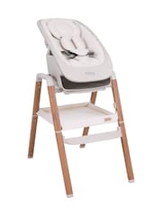 Tutti Bambini Scandi Walnut Ecru Nova Birth to 12 Years Complete Highchair Package - Image 2 of 6