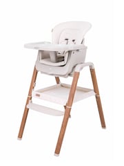 Tutti Bambini Scandi Walnut Ecru Nova Birth to 12 Years Complete Highchair Package - Image 3 of 6