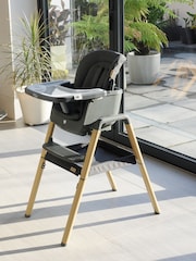 Tutti Bambini Grey Oak Nova Birth to 12 Years Complete Highchair Package - Image 1 of 7