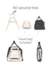 Tutti Bambini Grey Oak Nova Birth to 12 Years Complete Highchair Package - Image 7 of 7