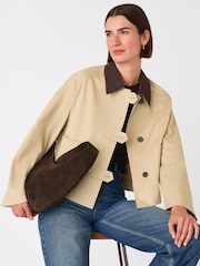Whistles Nude Corduroy Collar Jacket - Image 4 of 5