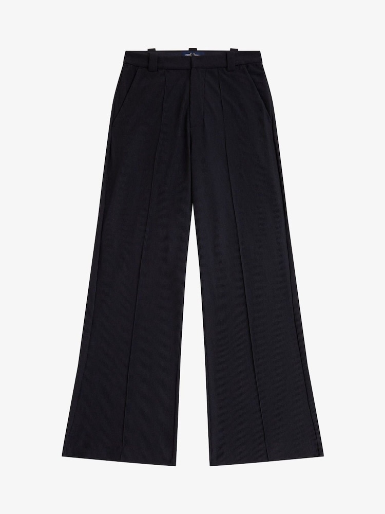 Fred Perry Black Rib Tricot Trousers - Image 1 of 1