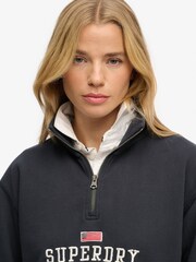 Superdry Navy Sweat Top - Image 3 of 5