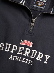 Superdry Navy Sweat Top - Image 5 of 5