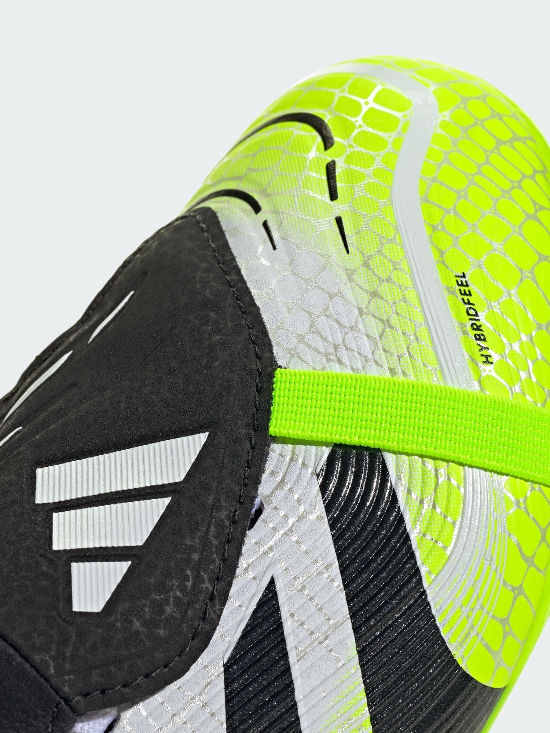 Buy adidas White Predator League Fold Over Tongue Firm Multi