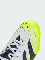 adidas White Predator League Firm/Multi-Ground Boots - Image 3 of 4