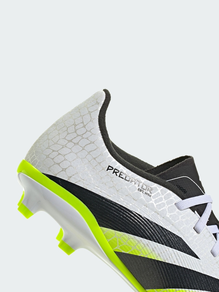 adidas White Predator League Firm/Multi-Ground Boots - Image 4 of 4