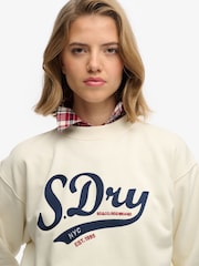 Superdry Cream Sweatshirt - Image 4 of 5