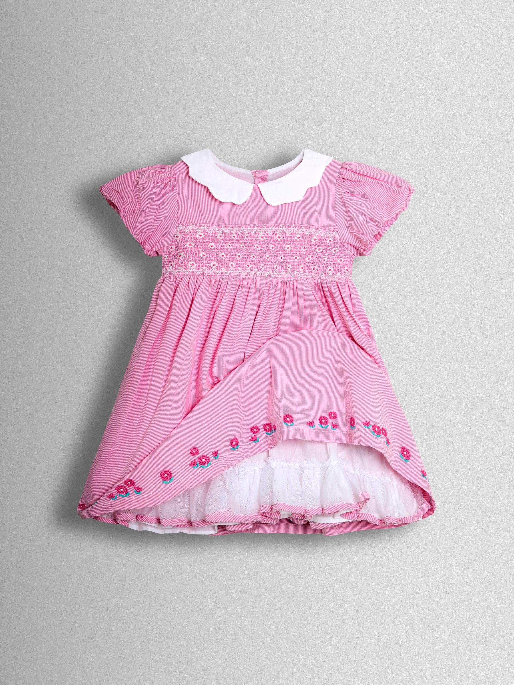 Buy JoJo Maman Bébé Pink Bud Floral Smocked Party Dress from Next USA