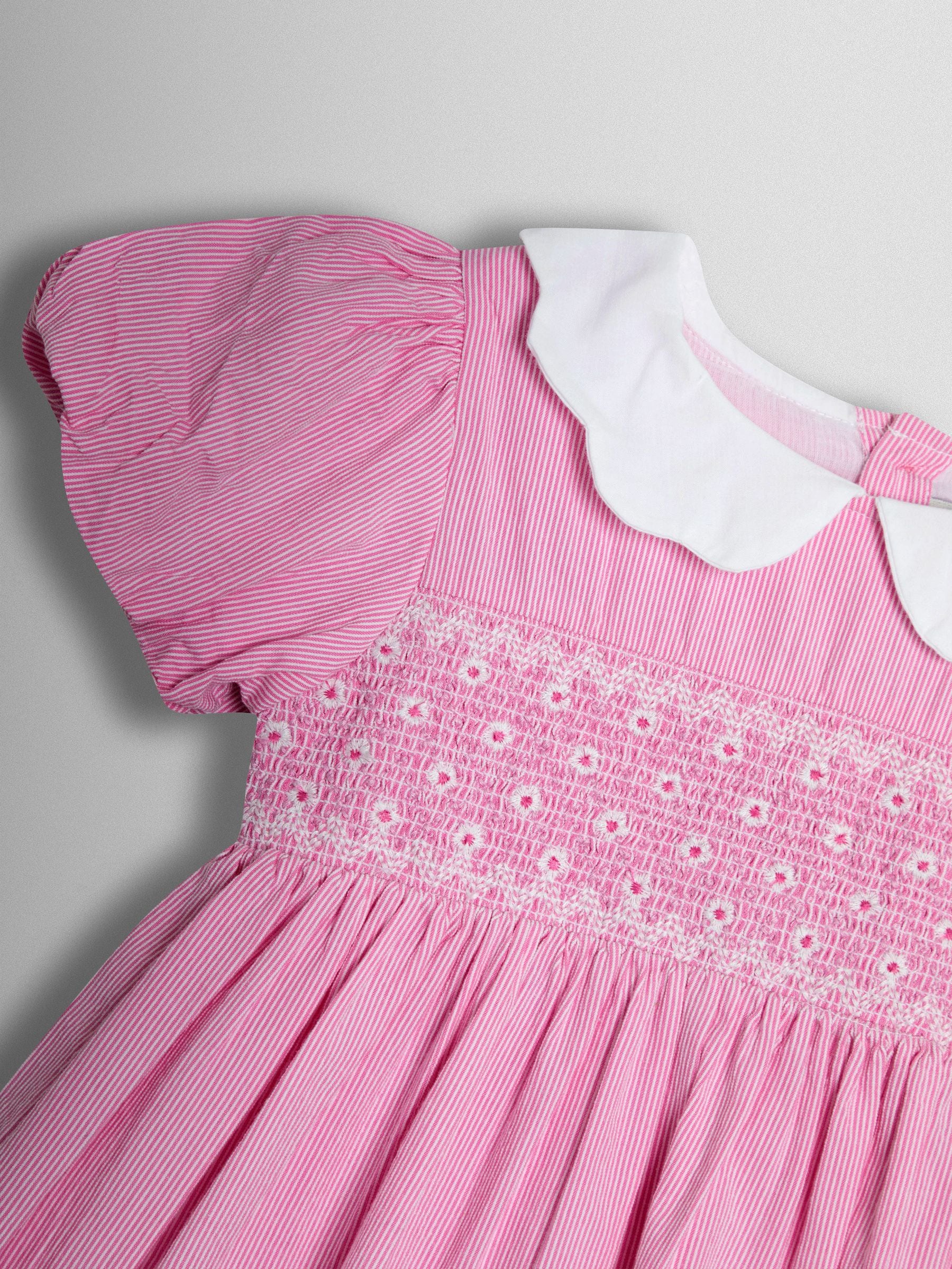 Buy JoJo Maman Bébé Pink Bud Floral Smocked Party Dress from Next USA