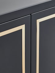 Frank Olsen Black Large Mia 4 Door Sideboard - Image 7 of 10