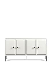 Frank Olsen White Large Mia 4 Door Sideboard - Image 4 of 10