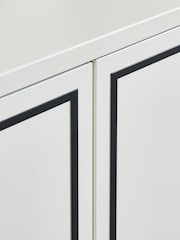 Frank Olsen White Large Mia 4 Door Sideboard - Image 6 of 10