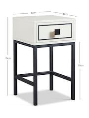 Frank Olsen White Mia Side Table - Image 10 of 10
