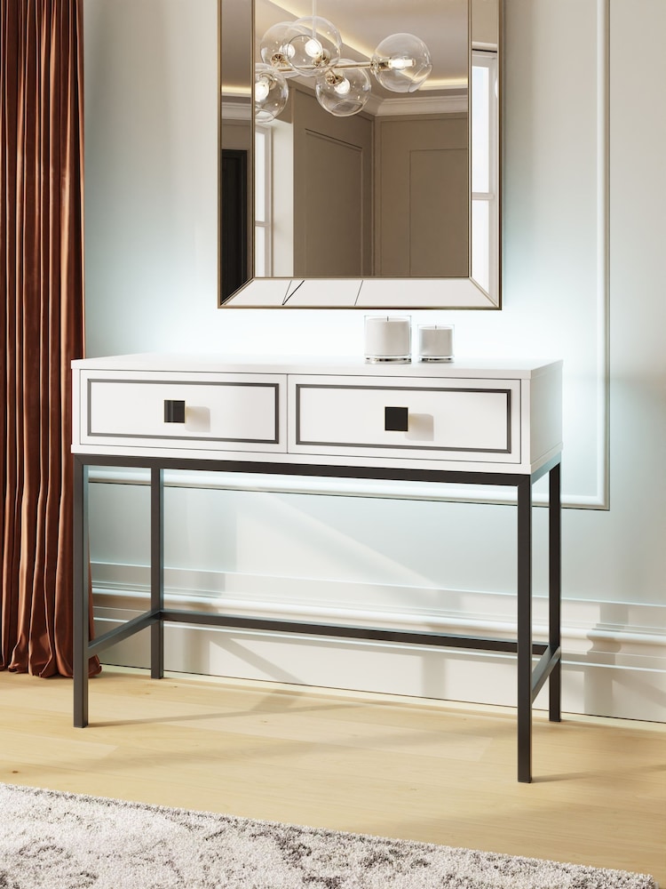 Frank Olsen White Mia Console Table - Image 1 of 10