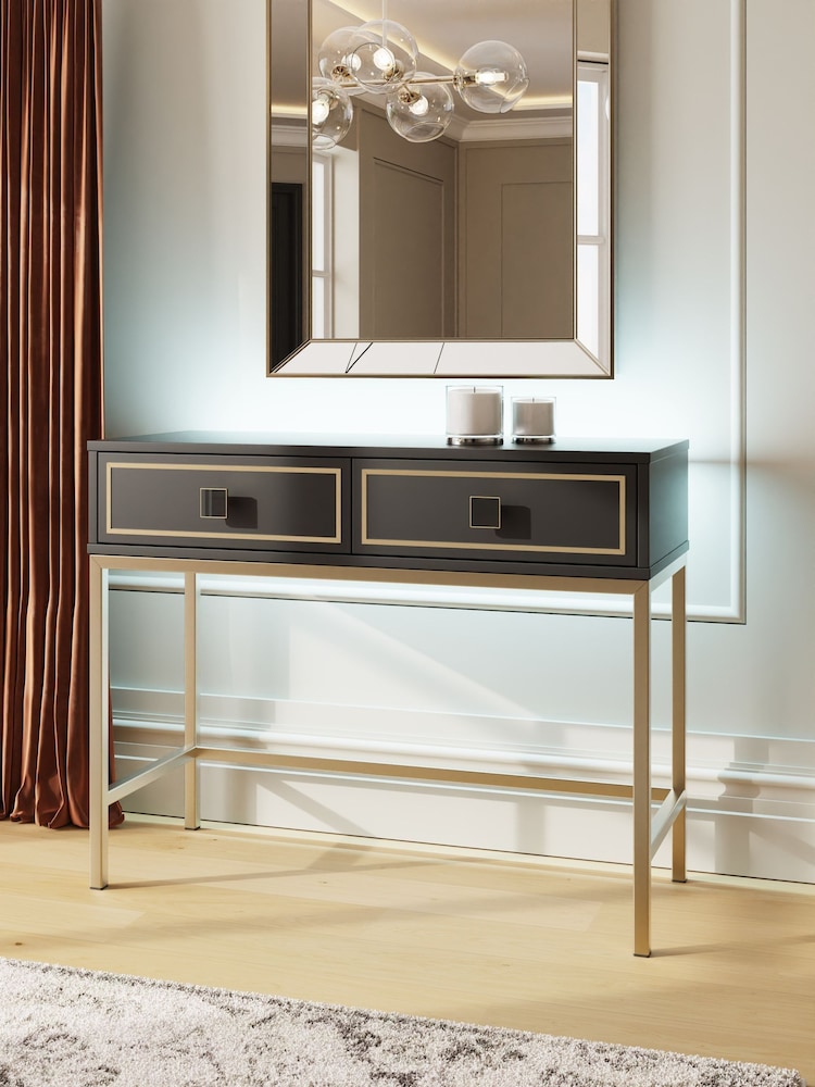 Frank Olsen Black Mia Console Table - Image 1 of 10