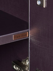 Frank Olsen Black Large Mia 4 Door TV Unit Cabinet - Image 10 of 11