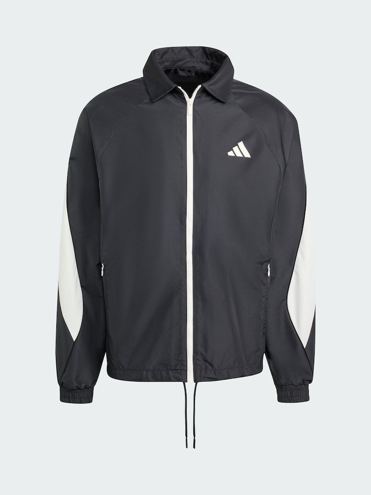 adidas Black Stadium Track Top - Image 5 of 5 adidas Black Stadium Track Top - Image 5 of 5