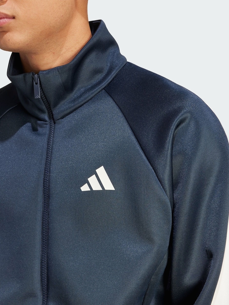 adidas Blue Stadium Track Top - Image 5 of 5 adidas Blue Stadium Track Top - Image 5 of 5