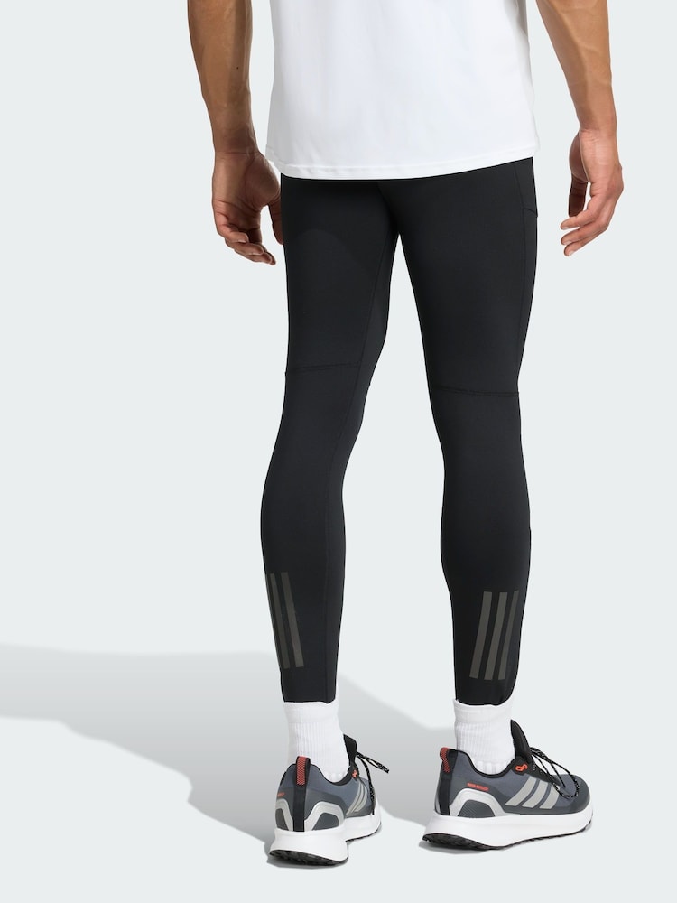 adidas Black Own The Run Winterized Tights - Image 2 of 5