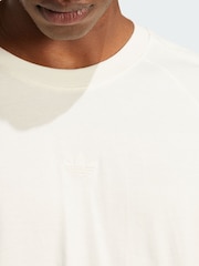 adidas Originals White Premium Essentials T-Shirt - Image 3 of 5