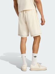 adidas Originals White Trefoil Essentials Shorts - Image 3 of 5