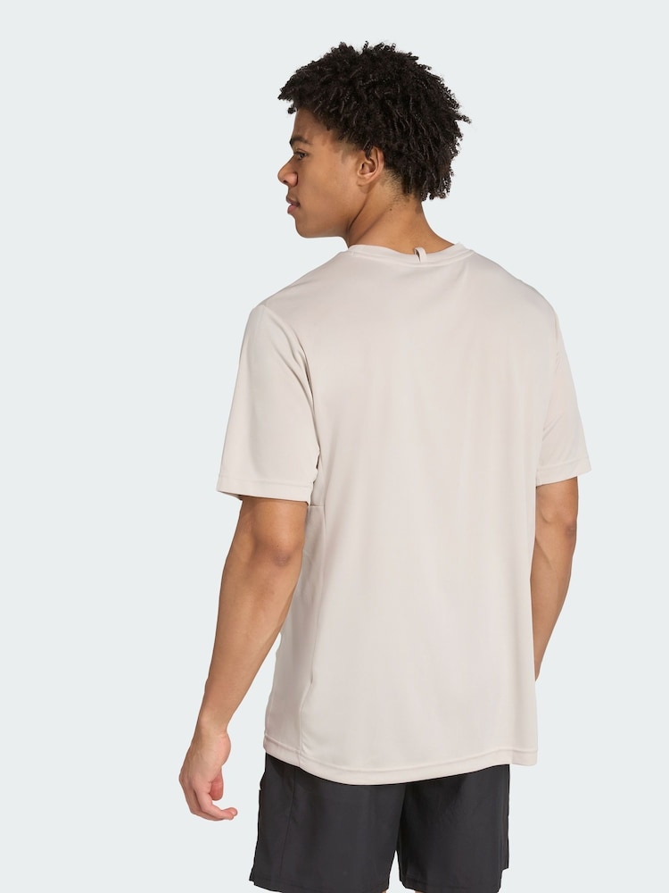adidas Cream Training Essentials Holiday Pack T-Shirt - Image 2 of 5 adidas Cream Training Essentials Holiday Pack T-Shirt - Image 2 of 5