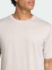 adidas Cream Training Essentials Holiday Pack T-Shirt - Image 4 of 5