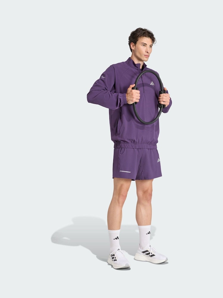 adidas Purple Training Essentials Holiday Pack Shorts - Image 1 of 5