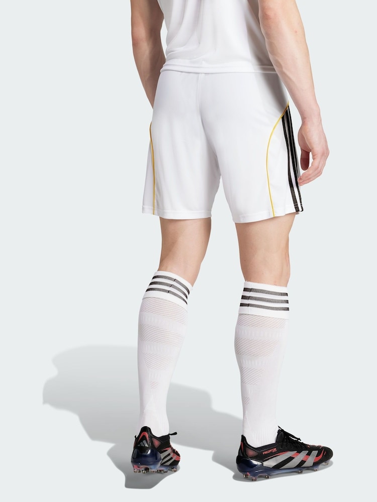 adidas White Real Madrid 25/26 Home Shorts - Image 2 of 5