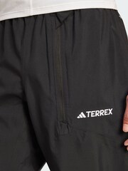 adidas Terrex Black Multi Climaproof Two-Layer Rain Joggers 2.0 - Image 4 of 5