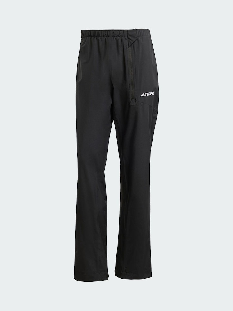 adidas Terrex Black Multi Climaproof Two-Layer Rain Joggers 2.0 - Image 5 of 5