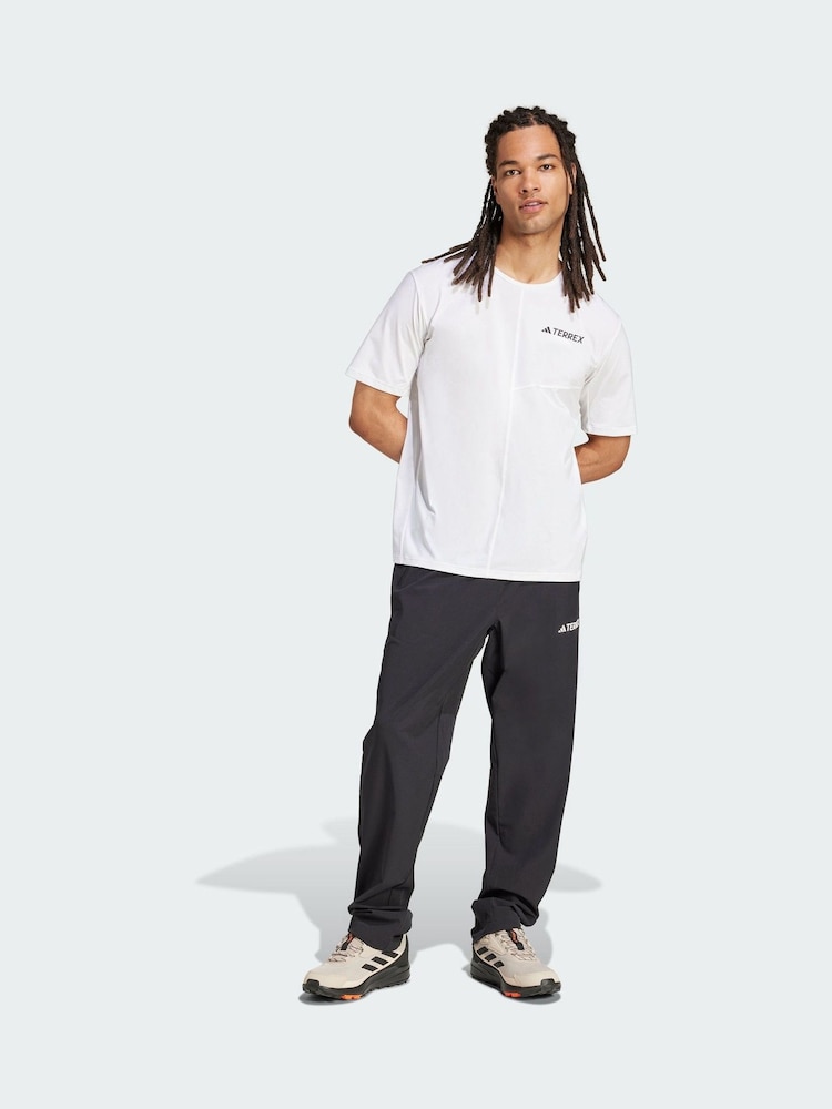 adidas Terrex Black Multi Essentials Stretch Joggers - Image 1 of 5 adidas Terrex Black Multi Essentials Stretch Joggers - Image 1 of 5