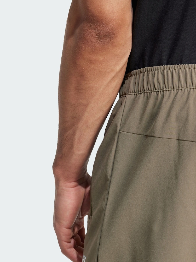 adidas Terrex Green Multi Essentials Stretch Joggers - Image 2 of 5 adidas Terrex Green Multi Essentials Stretch Joggers - Image 2 of 5