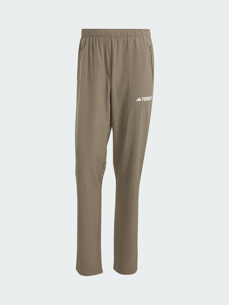 adidas Terrex Green Multi Essentials Stretch Joggers - Image 5 of 5 adidas Terrex Green Multi Essentials Stretch Joggers - Image 5 of 5