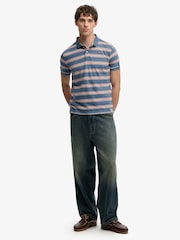 Superdry Blue Polo Shirt - Image 3 of 5