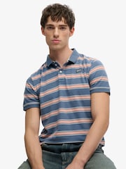 Superdry Blue Polo Shirt - Image 4 of 5