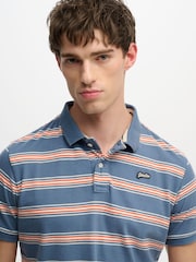 Superdry Blue Polo Shirt - Image 5 of 5