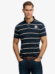 Superdry Blue Polo Shirt - Image 1 of 7