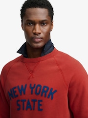 Superdry Red Sweat Top - Image 4 of 6