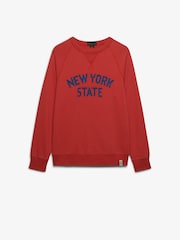 Superdry Red Sweat Top - Image 5 of 6