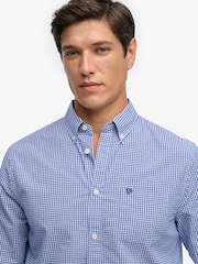 Superdry Blue Prepply Poplin Long Sleeve Shirt - Image 5 of 5