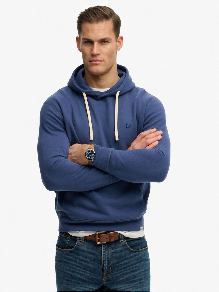 Superdry Blue Hoodie - Image 1 of 5