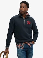 Superdry Blue Sweat Top - Image 4 of 5