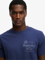 Superdry Blue Company Relaxed T-Shirt - Image 4 of 7