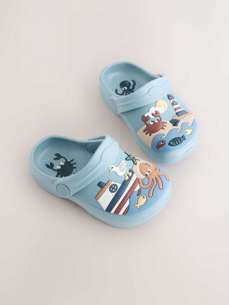 Blue Seaside Clogs - Image 1 of 5