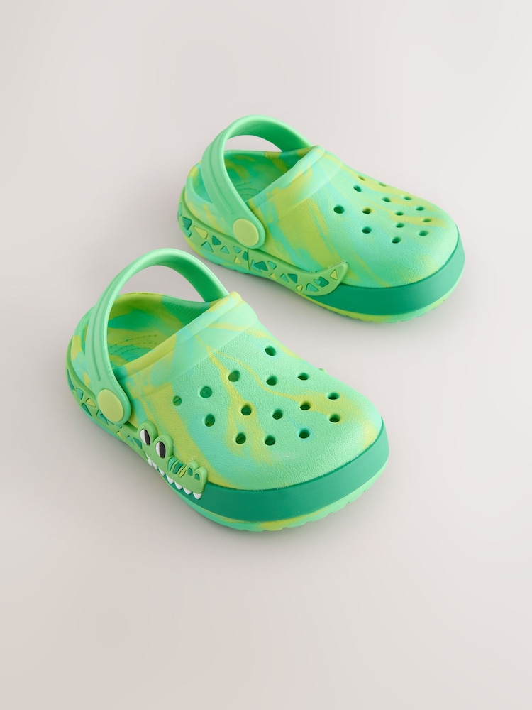 Green Croc Clogs - Image 1 of 5