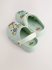 Sage Green Transport Standard Fit (F) Clogs - Image 3 of 5